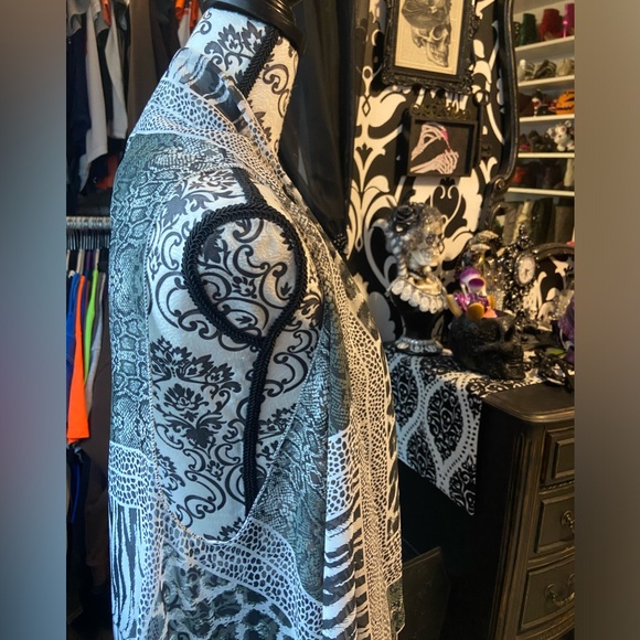 NWT L.I.B. Sleeveless Sheer Kimono Animal Print - Picture 12 of 12